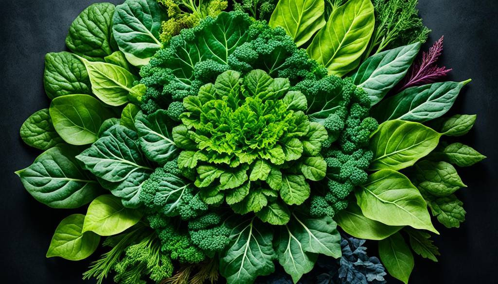 leafy greens for vitamin k